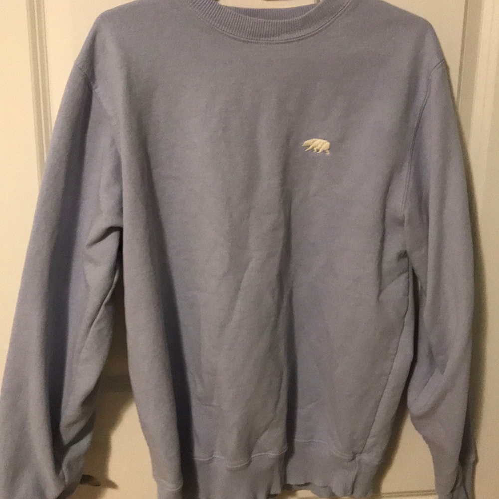 brandy melville blue erica ca-bear sweatshirt